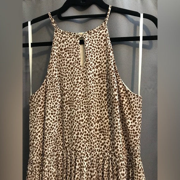 She+ sky halter neck leopard midi dress size s - Picture 2 of 4